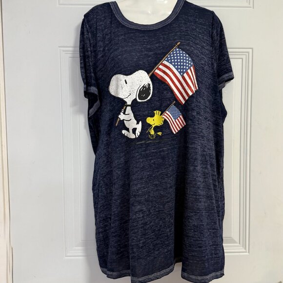 Peanuts Patriotic Tee Shirt Soft - Picture 3 of 6